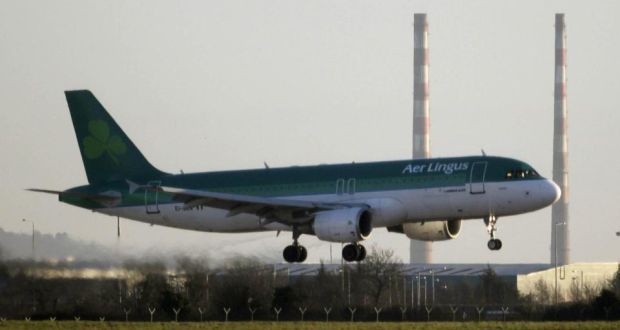 Flying high: Aer Lingus finished up 3.14 per cent at €1.48, while Ryanair surged 7.66 per cent to €8.18. Photograph: Niall Carson/PA Wire