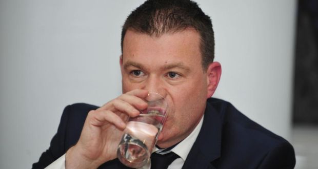 Minister for the Environment Alan Kelly: said that Irish Water was  necessary as an infrastructural  utility. Photograph: Aidan Crawley