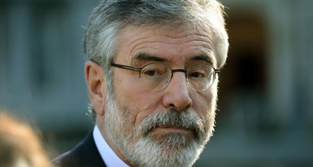 Comments by Sinn Féin president Gerry Adams in New York recently about holding an editor at gunpoint have come in for widespread criticism. Photograph: The Irish Times 