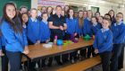 Students at Christ King Secondary School in Douglas, Co Cork, who invited chef Neven Maguire in to speak about cooking and healthy eating, including how to prepare nutritious lunches and dinners