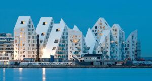 The “Iceberg Project”, a mixed-use scheme of 200 apartments in Aarhus, Denmark