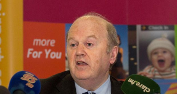 Michael Noonan: reiterated his recent comments that the Government was in no rush to offload some or all of its 99.8 per cent shareholding in AIB