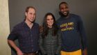NBA king LeBron James was criticised by British media when he put his arm around Kate Middleton while wearing a sweaty post-game shirt after the Cleveland Cavaliers beat Brooklyn Nets in New York. Photograph: Neilson Barnard/The New York Times