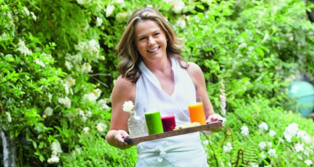  Beauty and health writer Liz Earle  who has written a new book on the benefits of juicing