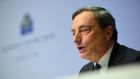    President of the European Central Bank Mario Draghi definitely doesn’t want to make a date with the now-running banking inquiry. Photograph: Thomas Lohnes/Getty Images