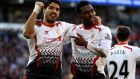 After 16 games last season Luis Suárez and Daniel Sturridge had scored 28 league goals between them; without them, Liverpool have scored only 19 goals in the same number of games. Photograph: Ben Hoskins/Getty Images)