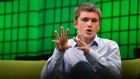 John Collison, co-founder of Stripe, speaking    during the  Web Summit at the RDS in  November. Photograph: Barbara Lindberg