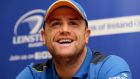 Jamie Heaslip at the pre-match press conference. Photograph: INPHO/Ryan Byrne