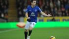 Everton’s predicament this season has been bothering Vinny. Seamus Coleman has been a wonder going forward but if Vinny was in charge he’d remind him of his primary duty – defending. Photograph: Anna Gowthorpe/PA Wire. 