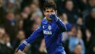 Chelsea’s Diego Costa celebrates his goal during their  Premier League  match against Newcastle United at Stamford Bridge. Stefan Wermuth/Reuters