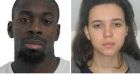  Amedy Coulibaly  and Hayat Boumeddiene, two of four suspects in connection with the shooting attack in Montrouge, France,  last week. Photograph: EPA