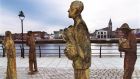 A view of the Famine sculpture in Dublin which marks the national disaster that was the Great Hunger. Photograph:  Frank Miller/The Irish Times 