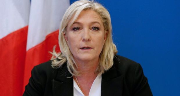 Marine Le Pen mocked the French foreign minister Laurent Fabius for avoiding the word “Islamist” and for referring to Islamic State by their Arabic name, Daesh. Photograph: Yoan Valat