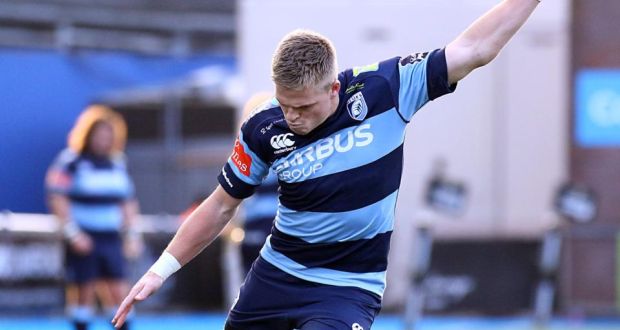 23-year-old Gareth Anscombe, who is from New Zealand but has a Swansea-born mother, has been named in Wales’ Six Nations squad. (Photograph: INPHO/Simon King)