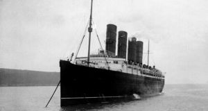 Cunard liner the RMS Lusitania. File photograph: PA Wire
