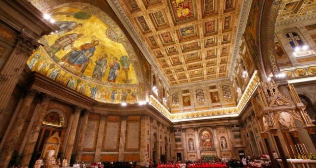 A new Vatican document says women aged between 20 and 50 rarely go to Mass, opt for a religious wedding less often and in general express “a certain diffidence toward the formative abilities of religious men”. Photograph: Tony Gentile/Reuters