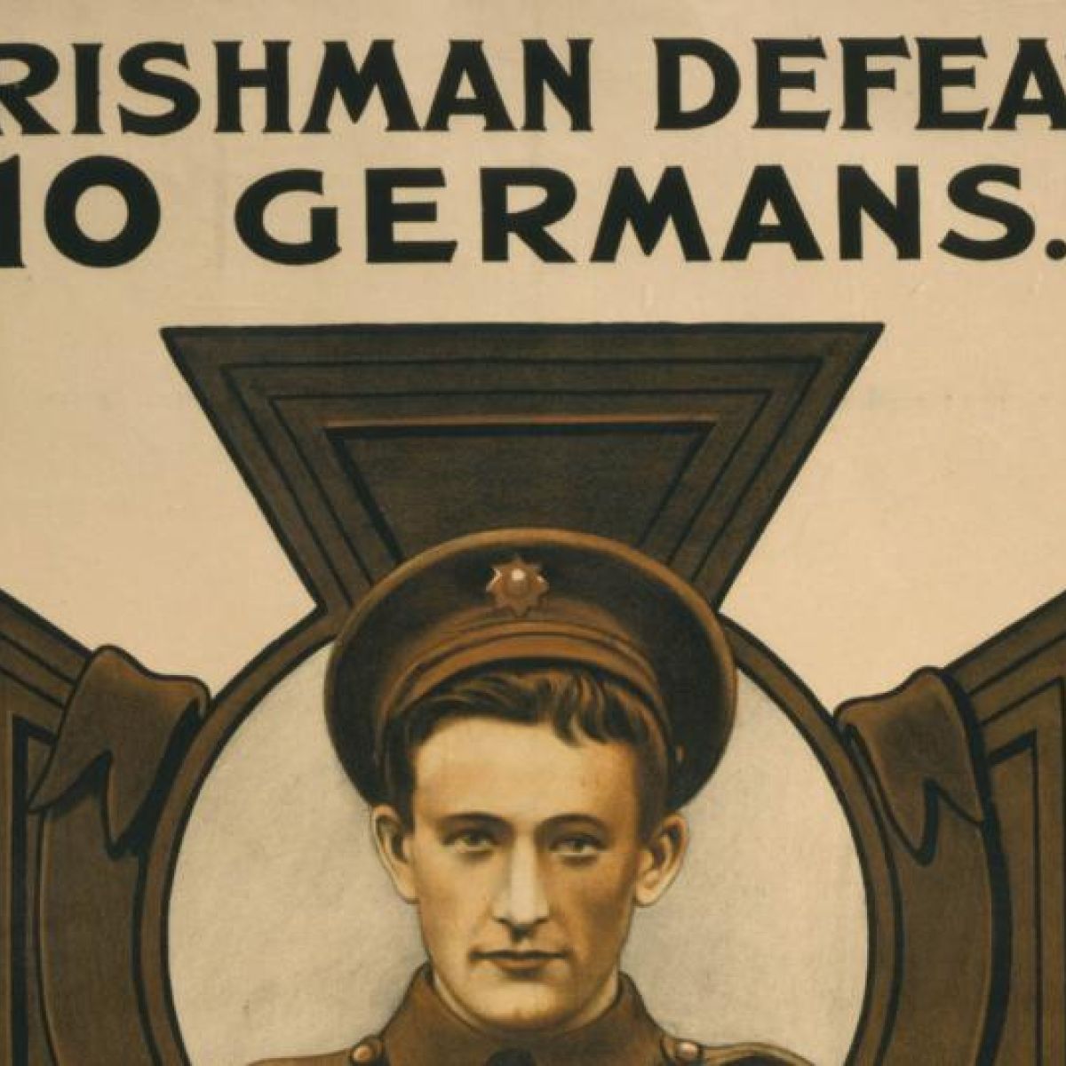 USMC Locker Magnet Irish Guards Sgt Michael O'Leary Propaganda Poster Fridge