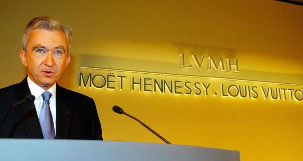 Bernard Arnault, chairman and CEO of LVMH Moet Hennessy Louis Vuitton. LVMH soared in Paris trading after renewed demand for its biggest brand led to better-than-expected growth. Photo: Getty Images