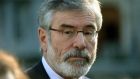 Sinn Féin leader Gerry Adams has said that the  next general election will present the public with an unprecedented opportunity to transform the political landscape. Photograph: Dara Mac Dónaill/The Irish Times.
