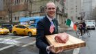 Minister for Agriculture Simon Coveney launching Irish beef in New York: “It is a good start today.” 