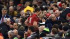 Wales winger George North should not have remained on the field of play following a head impact in the 61st minute of the Wales versus England RBS Six Nations match, World Rugby has announced in a statement. Photograph: Joe Giddens/PA 