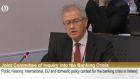 Marco Buti, director general for economic and financial affairs at the European Commission, speaks before the Oireachtas Banking Inquiry on Wednesday.
