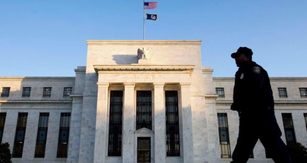 The Federal Reserve Building in Washington: many officials said they feared a “premature” rise in rates could dampen the apparently solid economic growth and labour market recovery. Photograph: Larry Downing/Reuters
