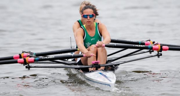 Claire Lambe and Denise Walsh of Ireland have been at a training camp at Varese in Italy. Photograph: Getty Images.