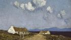 Detail from ‘Landscape Connemara’ by Paul Henry, which sold for €68,000