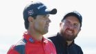 Padraig Harrington and Shane Lowry: ‘I played with him in Pebble Beach  and he wasn’t playing that great,” said Lowry. Photograph: Scott Halleran/Getty Images