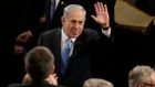 Israeli prime minister Binyamin Netanyahu: his  acceptance of an invitation to address Congress from Republican Speaker of the House of Representatives John Boehner was a direct snub to US  president Barack Obama given that it circumvented traditional diplomatic protocol through the White House. Photograph: Gary Cameron/Reuters  