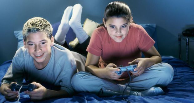 The sudy found that students who play one-player video games between once a month and almost every day perform better in mathematics, reading, science and problem solving, on average, than students who play one-player games every day. Photograph: Getty Images
