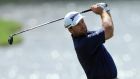 Graeme McDowell of Northern Ireland hits his second shot on the 10h hole during the first round of the World Golf Championships-Cadillac Championship at Trump National Doral Blue Monster Course on Thursday. Photograph: David Cannon/Getty Images.