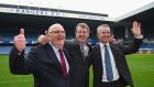  John Gilligan, Dave King and Paul Murray have been voted in to replace Derek llambias and Barry Leach at Rangers Photograph: Getty