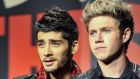 File image of One Direction singers Zayn Malik (left) and Niall Horan. Photograph: Getty