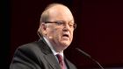  Minister for Finance Michael Noonan has downplayed suggestions of a move to reduce the term of bankruptcy from three years to one, saying that more data is needed on the current  term. Photograph: Dara Mac Dónaill/The Irish Times