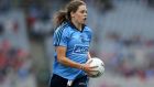 Noelle Healy was one of the goalscorers for Dublin along with  Nicole Owens (2), Hannah Noonan and Kim Flood in their 5-14 to 2-7  win over Cork. Photograph: Inpho 