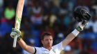 Ian Bell’s 22nd Test Match century gave England control on the first day against the West Indies in Antigua. Photograph: Afp