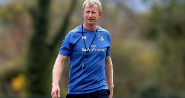 Forwards coach Leo Cullen at Leinster squad training. Photograph: Donall Farmer/Inpho