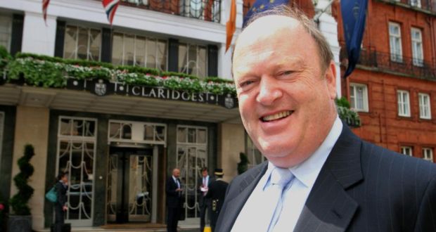 Taxman-turned-financier Derek Quinlan, who in 2004 built a consortium of (mostly) wealthy Irish individuals to buy four of London’s fanciest hotels. Photograph: Alan Weller/Bloomberg News.