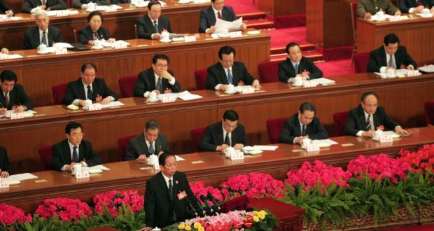 A sitting of the Supreme People’s Court in  Beijing, China.  Photograph: Frederic J Brown/AFP/Getty Images