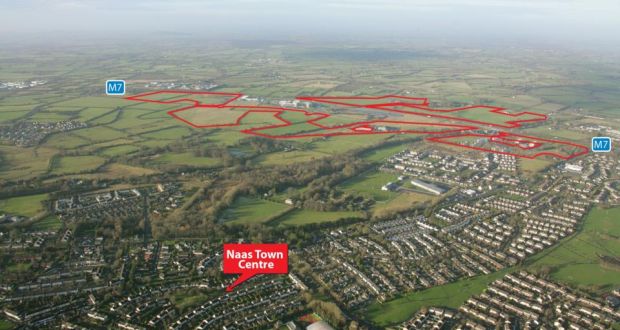 Millennium Park, northwest of Naas, Co Kildare. May interest international buyers in partnership with local developers and investors