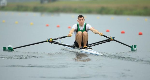 Paul O’Donovan of Ireland was fourth in the world in the lightweight single in 2014. Photograph: Richard Heathcote/Getty Images.