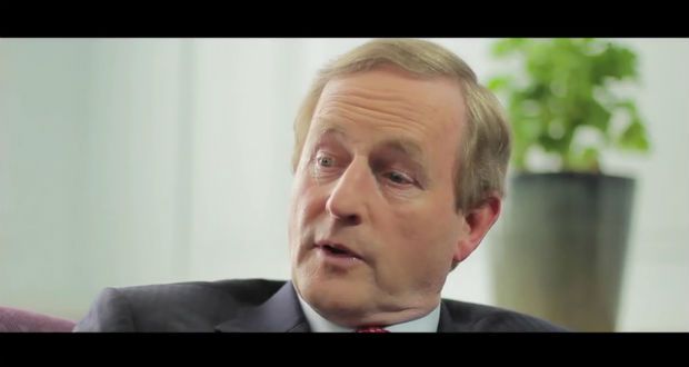 Taoiseach Enda Kenny has a non-speaking part in a Fine Gael YouTube video appealling for a Yes vote in the same-sex marriage referendum.