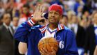Former Philadelphia 76ers basketball player Allen Iverson burned through a $154 million fortune amassed throughout his career. Photograph: Getty Images.