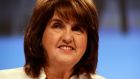 Tánaiste Joan Burton. Ms Burton has said that the constitutional protection for TDs and Senators in the Dáil is a cornerstone of democracy. Photograph: Cyril Byrne 