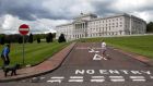 ‘Any decision can be declared “key” by 30 of the 108 Northern Assembly members. Only the DUP, with 36 MLAs, can trigger a petition on its own. Sinn Féin has 28 seats and needs the signatures of at least two others.’ Photograph: Paul Faith 
