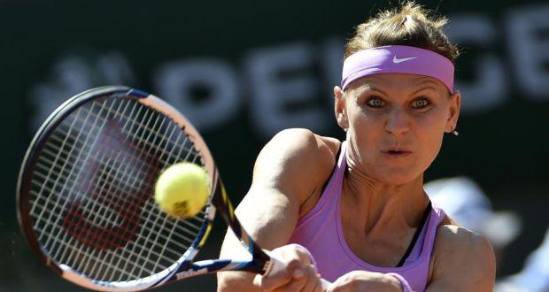 Czech Republic’s Lucie Safarova returns the ball to Serbia’s Ana Ivanovic during the women’s semi-finals at the  French  Open in Paris. Photo:  Dominique Faget/AFP/Getty Images