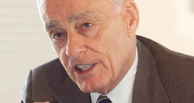 File photograph of  Vincent Bugliosi who  has died. He was the prosecutor in the Charles Manson trial who went on to write the best-selling true-crime book, “Helter Skelter”. Photograph: Toby Talbot