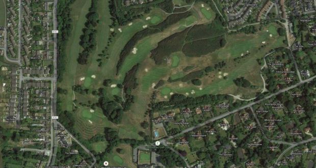 Satellite image detail of Greystones Golf Club. Since its creation in 1895 the course has become surrounded by the expanding town and many aspects could be intensively developed, particularly land within 1km of the Dart station. Photograph: Google Street View